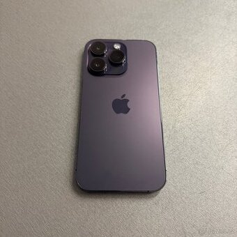 iPhone 14 Pro 256GB fialový, 100% baterie, rok záruka
