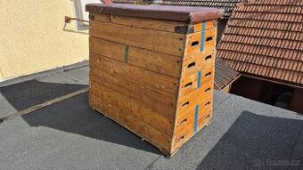 Starožitná švédská bedna, výška 117 cm - 1