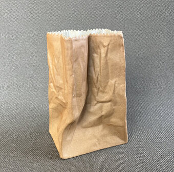 Rosenthal Ikonická kameninová váza Paper Bag 15.5 cm