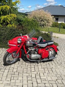 Prodam Jawa 500/2 0HC se sidecarem s doklady TP/S