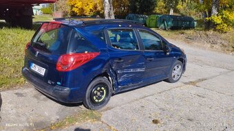 Prodám havarovaný Peugeot 207.sw