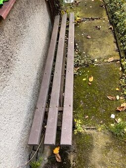 2x Zahradní lavička