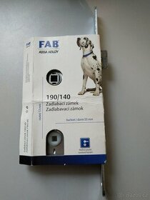 Zadlabací WC zámek - FAB 190/140, levý