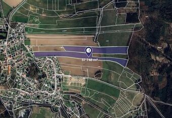 Stavební a zemědělské pozemky 57 748 m² – Žumberk