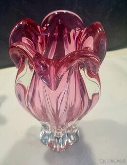 Prodám vázu hutní sklo