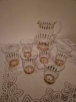Skleněná souprava po babičce