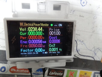 ATORCH AT4P Chytrý 1F Bluetooth elektroměr AC 220V 100A DIN