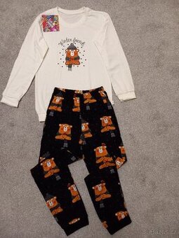 Dětské pyžamo - holčička i chlapeček - velikost 134/140 - 1