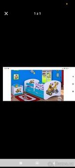 Dětská postel s výsuvným lůžkem