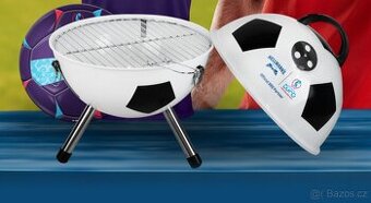 Nový přenosný gril ve tvaru fotbalového míče