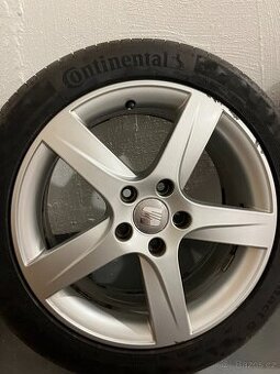 Alu kola Seat 17"+pneu Continental