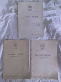 Staré Techničáky pro TRABANTY 601 - 601 S - 601 COMBI