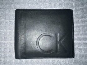Pánská kožená pěněženka Calvin Klein černá