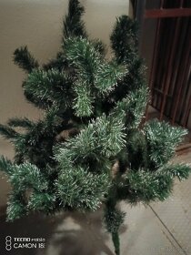 Dekorace-Vánoční stromek umělý,bez stojánku 110cm - 1