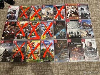Nintendo Switch Hry Witcher, Mario, Zelda, Minecraft a další