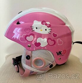 Dětská helma Hello Kitty vel. XS včetně brýlí