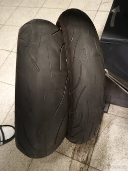 Moto pneu sada Michelin Pilot 120/70 ZR17 + 180/55 ZR17
