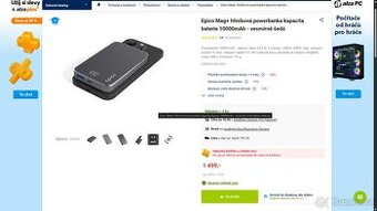 Magsafe bezdrátová powerbanka