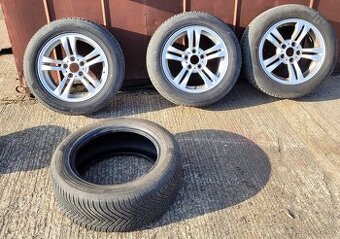 Alu kola BMW X3 E83 8Jx17,ET46, 4ks pneu Hankook 235/55 R17
