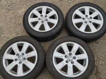 ALU VW 7x16 5x112 et45+zimní pneu 205/55/16