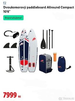 Nový paddleboard F2 Allround Compact 10'6" - záruka 3 roky