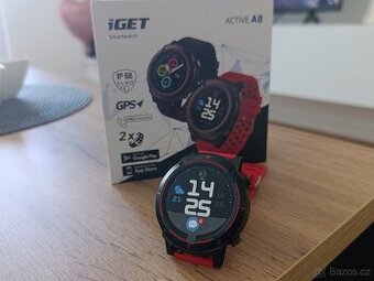 Smartwatch IGET Active A8 Red/Black