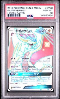 Pokemon PSA 10 GEM MINT Noivern GX