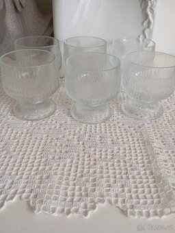 Retro sada skleniček 6 kusů