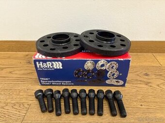 Rozšiřovací podložky 15mm a 12mm H&R, 112/5, včetně šroubů