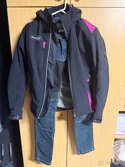 Motorkářská bunda Maxx a džíny MBW vel. S