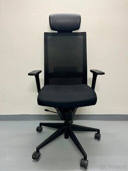 zdravotní kancelářská židle Adaptic Evora - černá