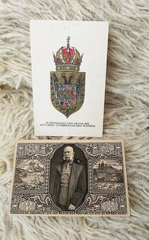 2x Pohlednice F. J. I.