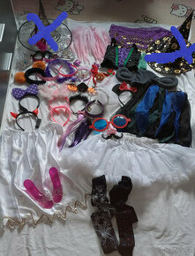 Dětské karnevalové kostýmy,šaty,doplňky boty