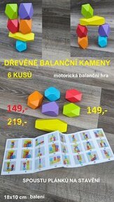 Nové dřevěné montessori hry a hračky