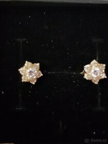 Náušnice zlaté 14k