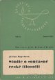 Studie o současné české filosofii