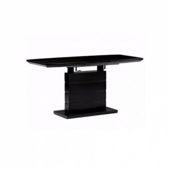 HT-420 rozkládací jídelní stůl v elegantní černé