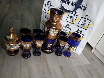 Novoborské sklo - celá sada - pouze osobní předání