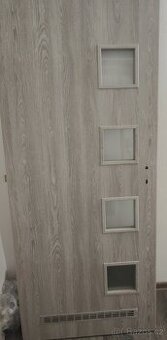 Interiérové dveře 80cm, Masonite - dub stříbrný šedý