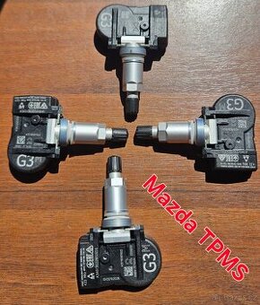 SNÍMAČE TLAKU TPMS VENTILKY MAZDA 2 3 5 6 CX3 CX5 CX7