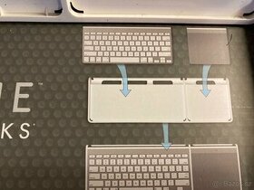 Apple keyboard + Trackpad + mouse