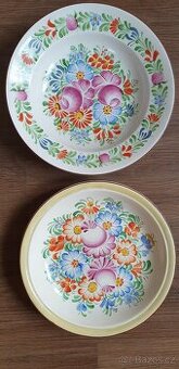 Chodská keramika 2 talíře