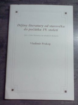učebnice Dějiny literatury od starověku do poč.19.století