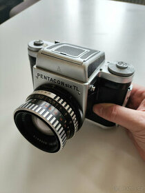 Fotoaparat Pentacon SIX TL + pozdro + filtr na objektiv