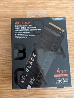 Western Digital Black SN850X 4 TB | chladič