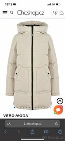 VERO MODA NIVÝ ZIMNÍ KABÁT BUNDA VEL.S-M