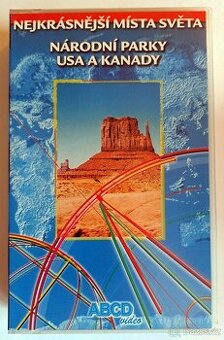 Videokazeta VHS Národní parky USA a Kanady , original