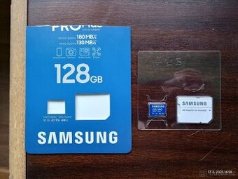 Paměťová karta Samsung Pro Plus micro sdxc 128 Gb