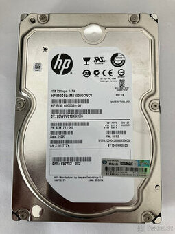 Hard disk HP MB1000GCWCV 1TB 7200rpm