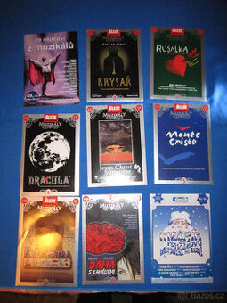 CD DVD hudba, filmy, muzikály
